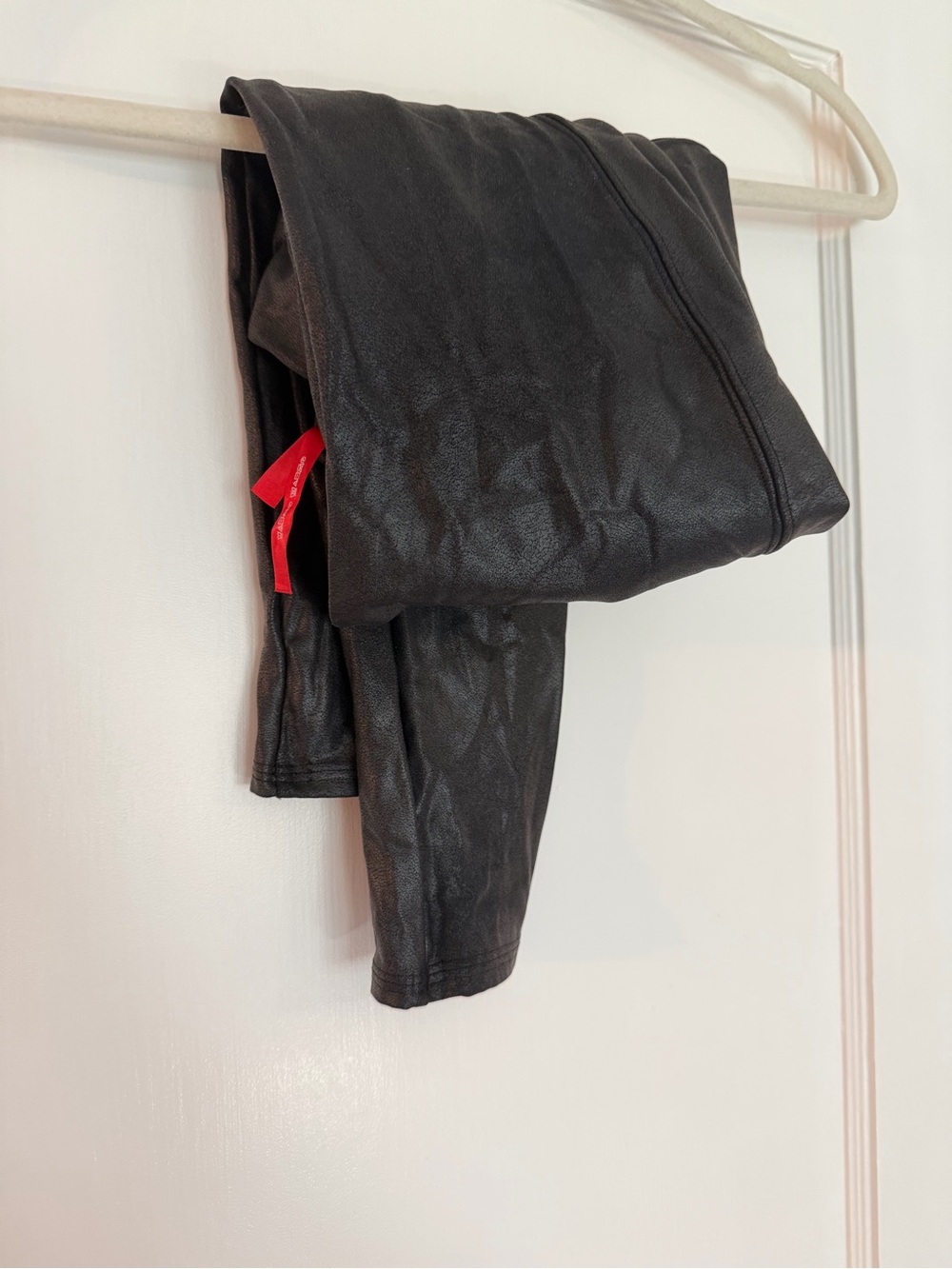 Spanx Black Faux Leather Leggings